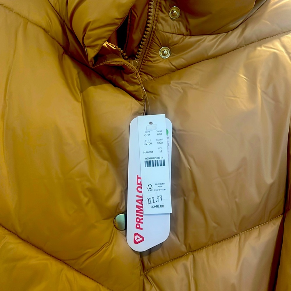 Primaloft collection puffer jacket